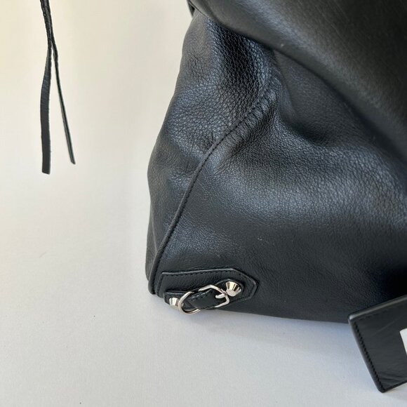 BALENCIAGA LARGE BLACK LEATHER PAPIER A4 TOTE BAG - Picture 7 of 14